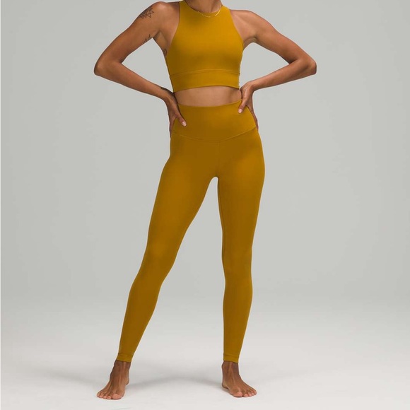 Lululemon Align Leggings with Pockets  25” Size 0 Gold Spice - Picture 4 of 4